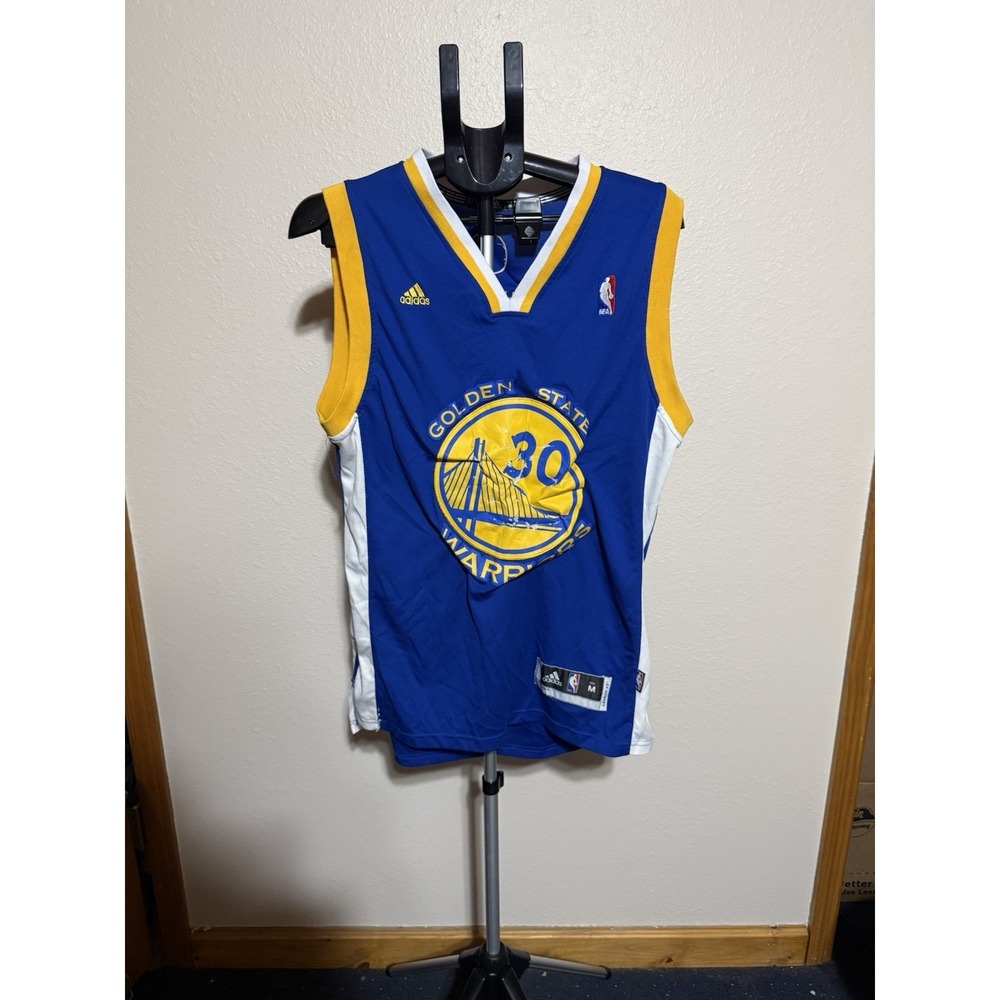 Golden State Warriors Swingman Jersey Mens Medium‎ Blue #30 Stephen Curry Adidas